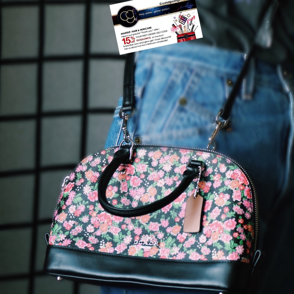 COACH Sierra Satchel In Posey Cluster Floral Print